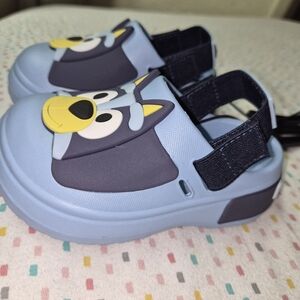 Kids Light Blue Cartoon Bluey Clog Sandals